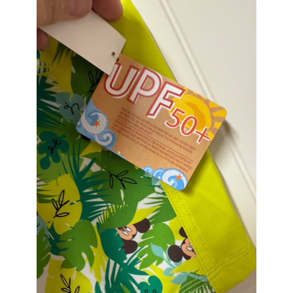 NWT Mikey Mouse Tropical Swim Shorts Trunks Size 4 - Picture 2 of 4